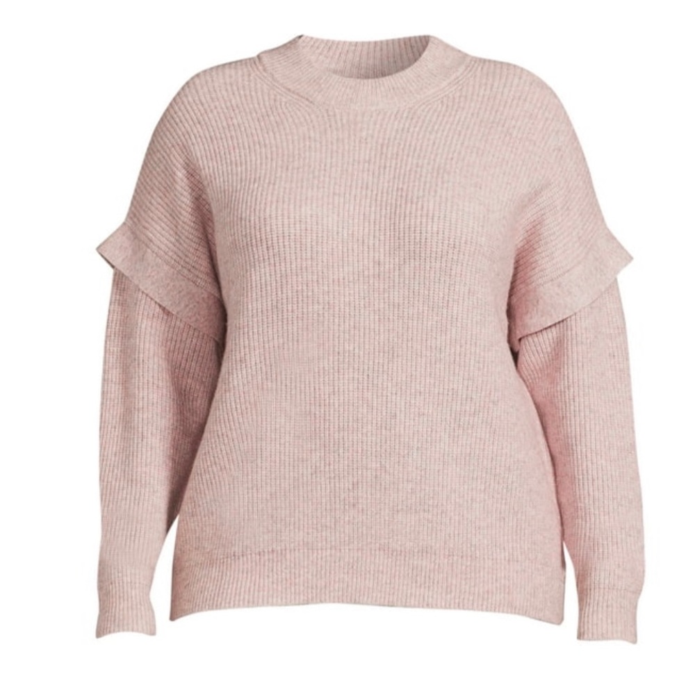 Terra & Sky Women's Plus Layered Sweater